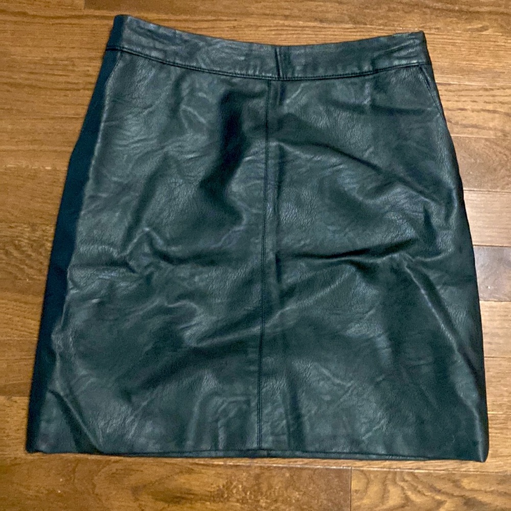Brand New Topshop leather mini skirt